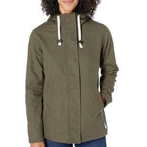 The North Face Women's Shipler Full-Zip Hoodie Olive Green Anorak Hooded Jacket